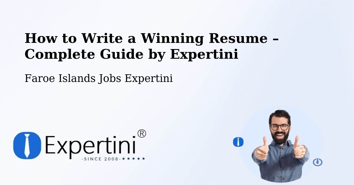 Resume Writing Guide for Job Seekers – Nes - Nes, Faroe Islands Jobs Expertini